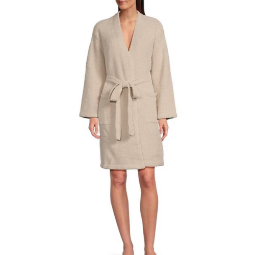 Color- Stone, Size L-XL, Barefoot Dreams CozyChic® Solid Robe