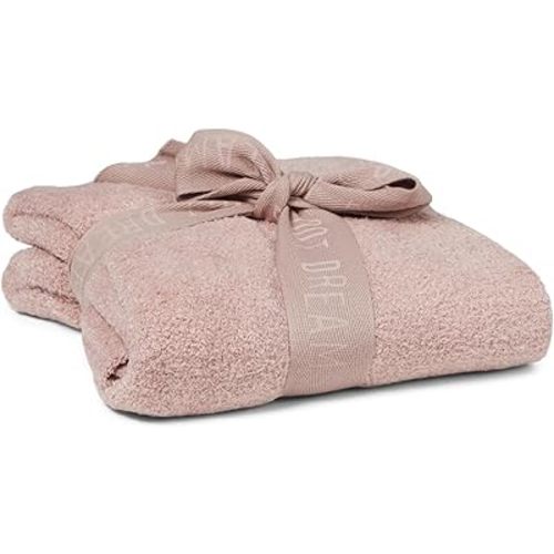 Barefoot Dreams CozyChic Lite Baby Receiving Blanket, Teaberry, 30"x30"