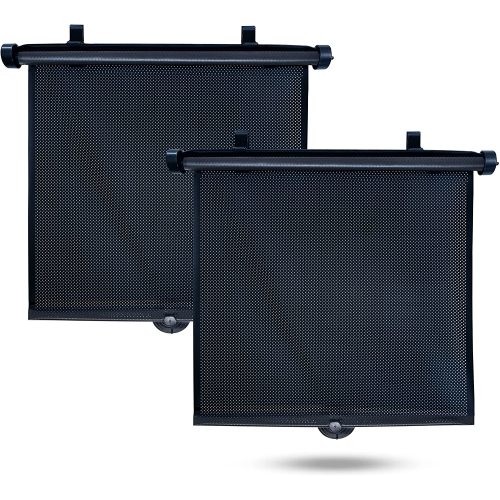 EcoNour Baby Sun Shade for Car Window Foldable Automotive Window Shades, 18" x 20", 2 pack