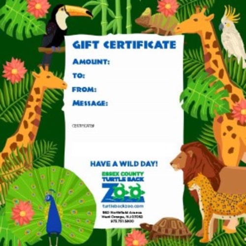 Turtle Back County Zoo - Gift Cards