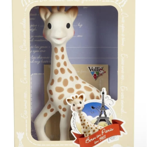 Sophie la girafe | Handcrafted for 60 Years in France | Natural Rubber | Designed for Teething Babies | Awaken All 5 Senses | Easy to Clean (616324)