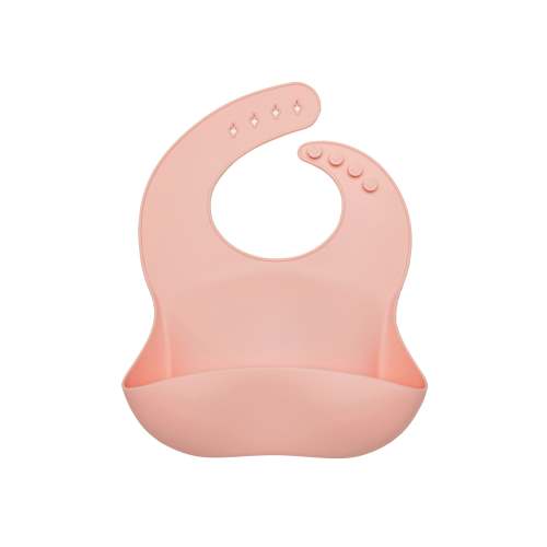 Silicone Bib - Pink Quartz