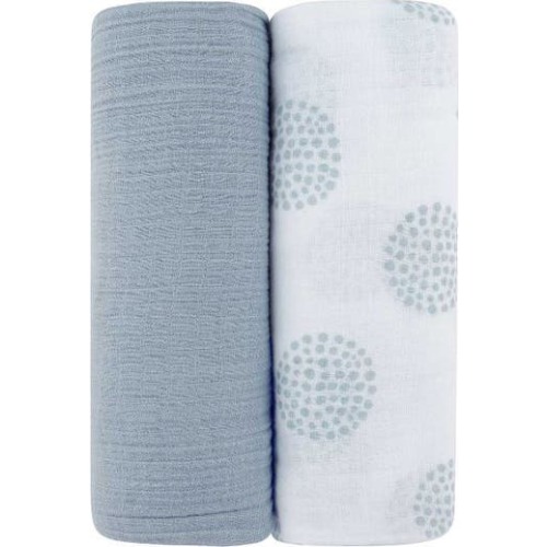 Cotton Muslin Swaddle Blanket 2 Pack