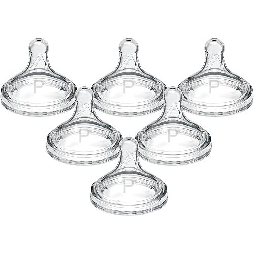 Dr. Brown’s Wide-Neck Preemie Flow Nipple, 0m+, 6-Pack