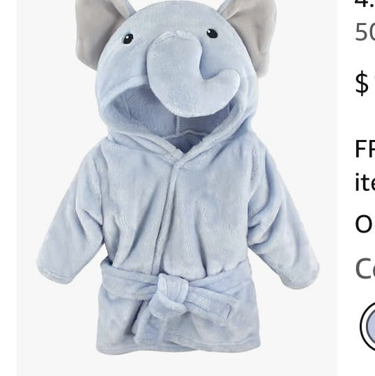 Amazon.com : newborn baby robes