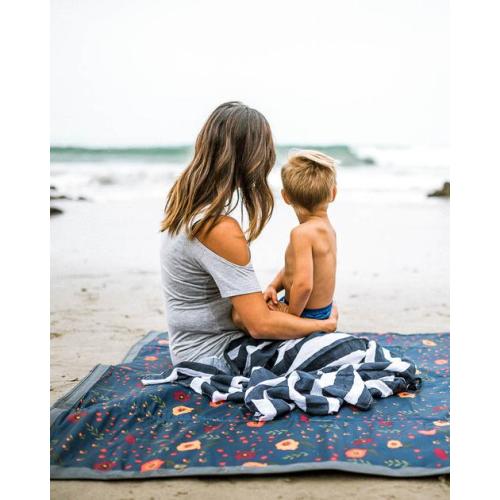 Little Unicorn Outdoor Multi-Purpose Blanket (5x7) - Midnight Poppy