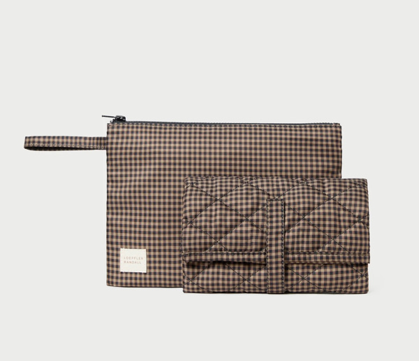Dottie Brown/Black Check Changing Pad | Soft Accessories