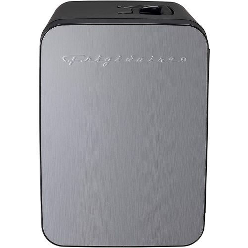 Frigidaire Retro 15-Can 10L Fridge, EFMIS183, Drink and Makeup Cooler, Stainless Steel