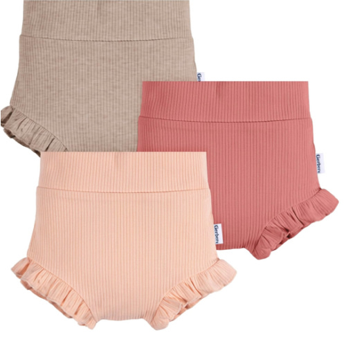 Gerber Baby Girls' 3-Pack Bubble Shorts