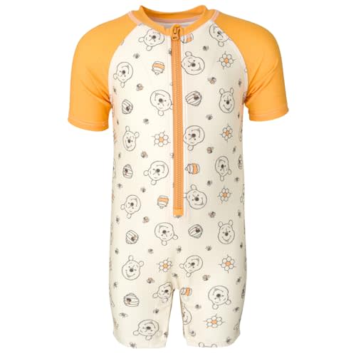 Disney Winnie The Pooh Minnie Mouse Half Zip Sunsuit Newborn to Toddler