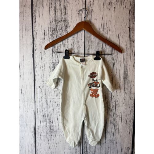 Vintage Harley-Davidson Baby one Piece romper 6/9 months Built For Speed | eBay
