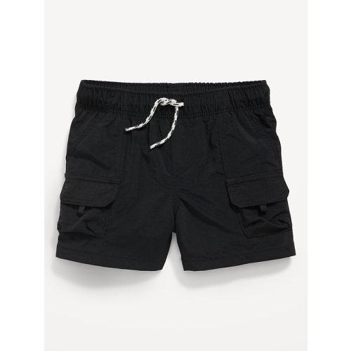 Functional-Drawstring Cargo Shorts for Baby