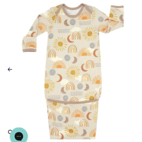 Desert Sunrise Infant Gown - Little Sleepies