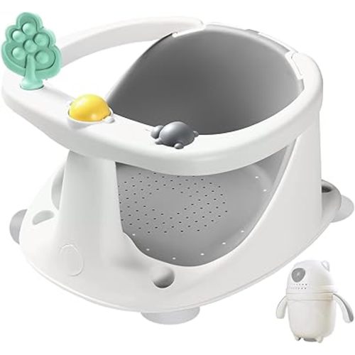 Baby Bath Seat: Infant Bath Seats for Babies Sitting Up - Toddler Bath Seat for Babies 6 Months & Up Baby Bathtub Seat with Non-Slip Suction Cups Baby Bath Tub Chair for Shower