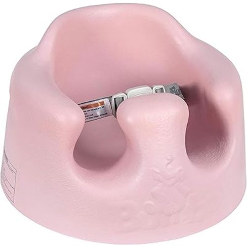 Bumbo Baby Floor Seat, Portable Sit Up Activity and Eating Chair, Cradle Pink