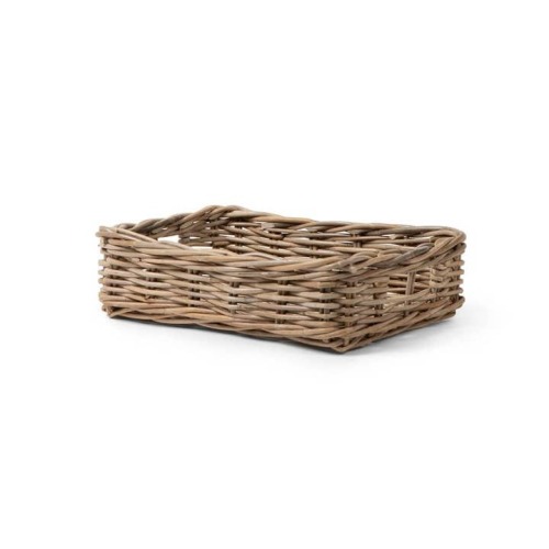 Rattan Rectangle Basket Tray - Faire