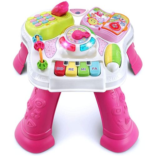 VTech Sit-To-Stand Learn and Discover Table, Pink