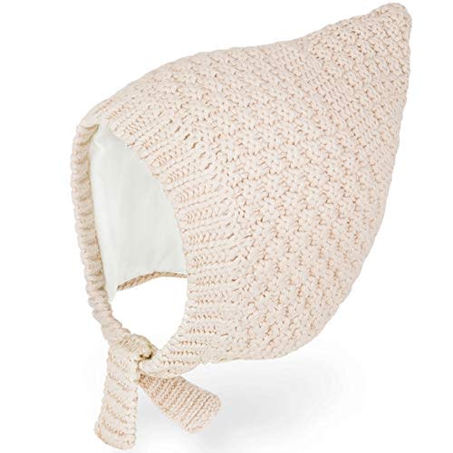 JELLYTREE Baby Hat Winter Bonnet Toddler Earflap Hat Warm Thick Knit Infant Cotton Lined Pixie Gnome Beanie Set 3m 6m 12m