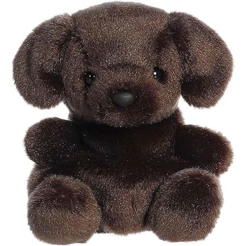 Aurora® Adorable Palm Pals™ Sienna Chocolate Lab™ Stuffed Animal - Pocket-Sized Play - Collectable Fun - Brown 5 Inches