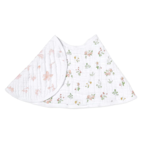 Country Floral Essentials Cotton Burpy Bib | aden + anais