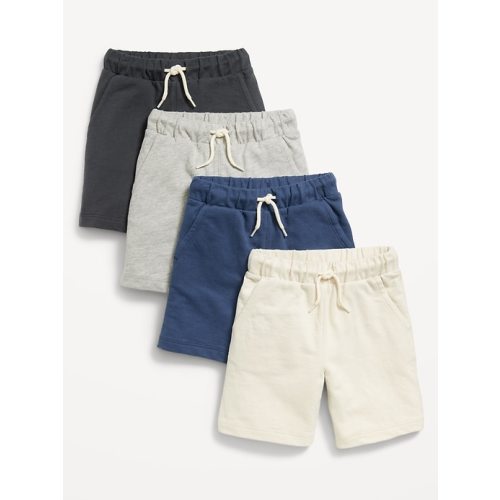 French-Terry Jogger Shorts 4-Pack for Toddler Boys