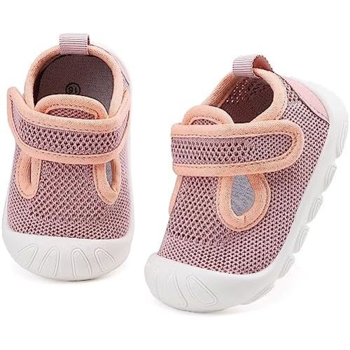 Baby Toddler Girls Boys Shoes Lightweight Breathable for Non Slip Infant First Walking Shoes Outdoor Toddlers Sneakers 6 9 12 18 24 Months