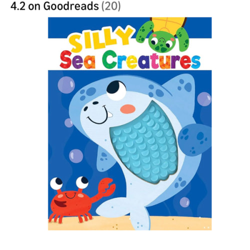 Silly Sea Creatures - Silicone Touch and Feel Board Book - Sensory Board Book (Touch & Feel Sensory Board Books for Baby & Toddler Time)