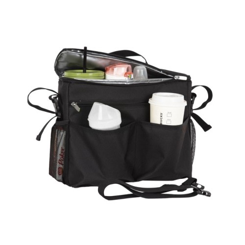 Jengo Stroller Cooler Caddy Black | Nappy Bags | Baby Bunting AU
