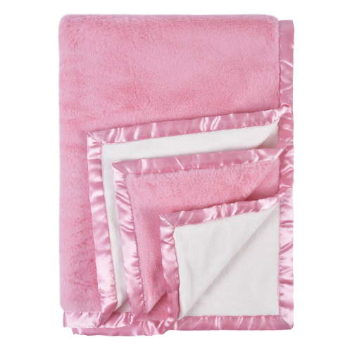 Gerber Baby & Toddler Girl or Boy Unisex Ultra Soft Plush Blanket with Satin Trim