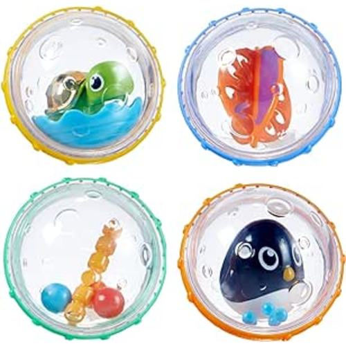 Amazon.com : Munchkin® Float & Play Bubbles™ Baby and Toddler Bath Toy, 4 Count : Baby