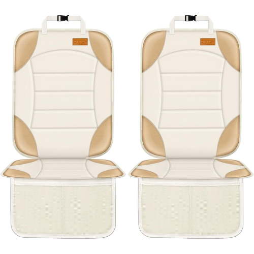 Yonktoo Car Seat Protector, Anti-Slip, Waterproof, Protects Leather Fabric Seats, 2-Pack