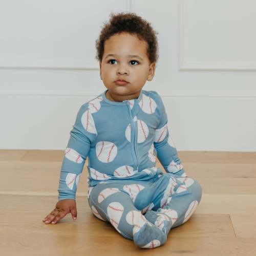 Zip-Up Footie Pajama - Slugger