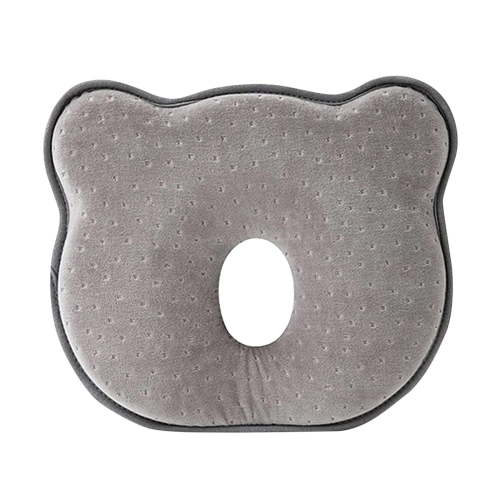 Memory Foam Bear Pillow, Soft Organic Cover Breathable, Machine Washable for Kids Sleeping, Decoration