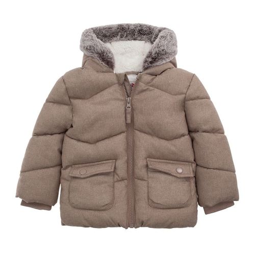 Baby Boy Rokka&Rolla Sherpa-Lined Hooded Puffer Jacket