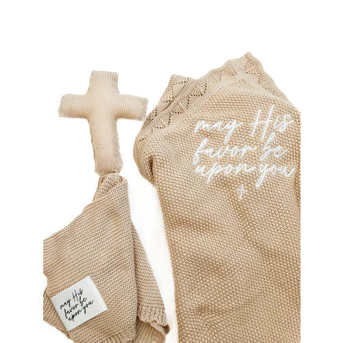 May His Favor Knit Blanket – OUR HOUSE ABOVE
