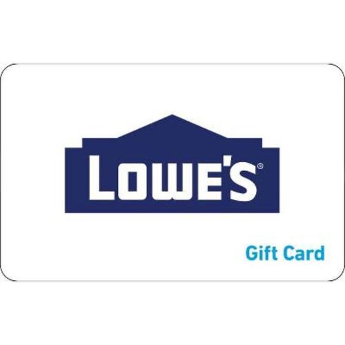 Lowes Gift Card $25 (Mail Delivery)