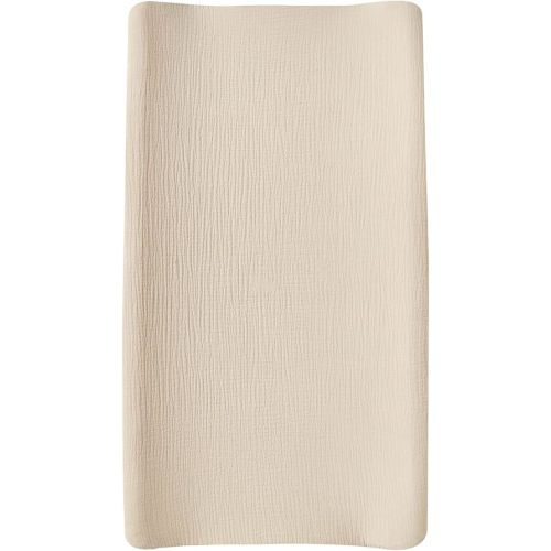 Muslin Changing Pad Cover,Ultra Soft Breathable Diaper Changing Table Cover for Baby Boys Girls,Neutral Fitted Changing Pad Sheets