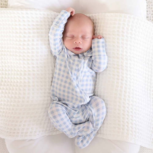 Peter Pan Collar Zipper Footie