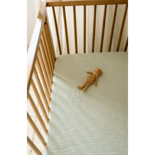 Organic Cotton Muslin Crib Sheet