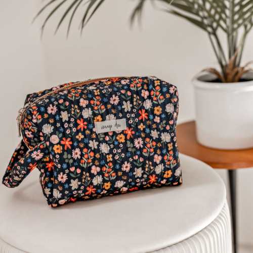 Catholic Quilted Cosmetic Toiletry Bag