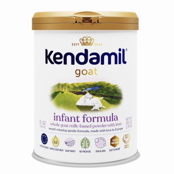 Kendamil Goat Infant Powder Formula - 28.2oz: Added Prebiotics, Omega-3 DHA, Easy to Digest, Brain Development