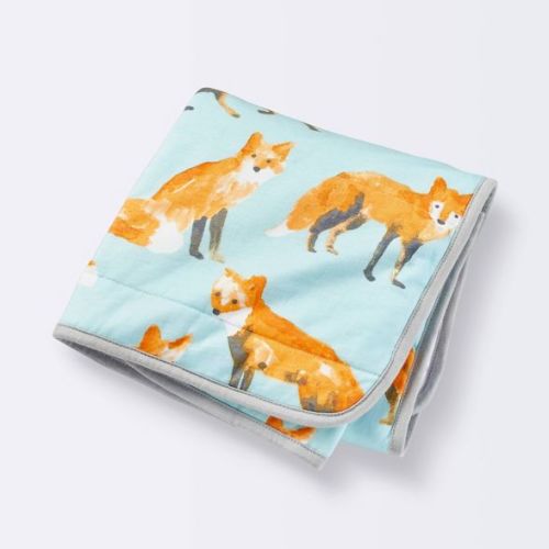 Baby Jersey Knit Blanket - Cloud Island™ Foxes