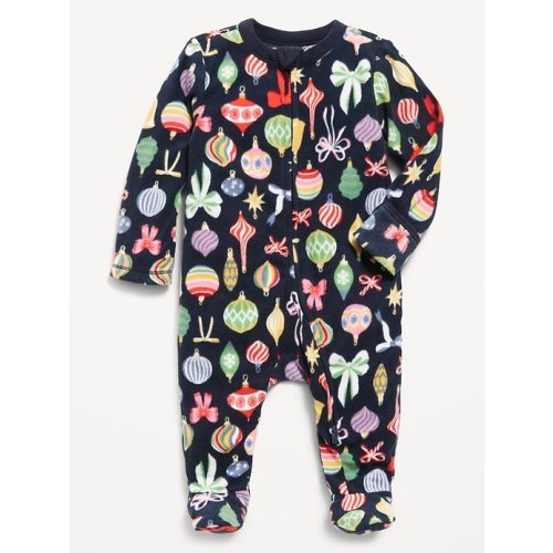 Unisex Sleep & Play 2-Way-Zip Footed One-Piece for Baby