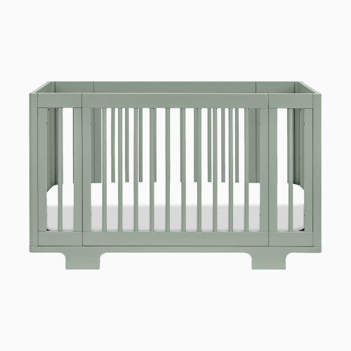 babyletto Yuzu 8-in-1 Convertible Crib with All-Stages Conversion Kits - Light Sage