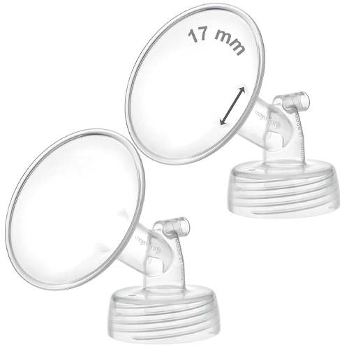 Maymom 17 mm Wide Neck Flange Compatible with Spectra S1 S2 SG Pumps Motif Luna; Not Original Spectra Replacement Pump Parts, 2 Count