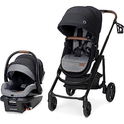 Maxi-Cosi Tayla™ Max Travel System, Baby Stroller and Car Seat Combo, Car Seat Stroller Combo, Onyx Wonder