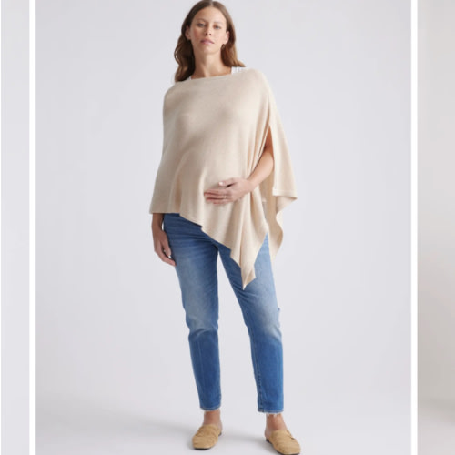 Lightweight Cotton Cashmere Nursing Shawl