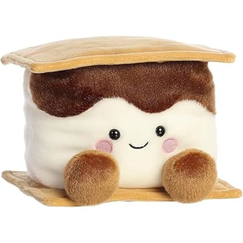 Aurora® Adorable Palm Pals™ Party Sized™ Toastee S'More™ Stuffed Animal - Fun Collectible Plush for Kids and Adult Collectors - Perfect for Decorating Rooms and Birthday Gifts - Multicolor 8 Inches