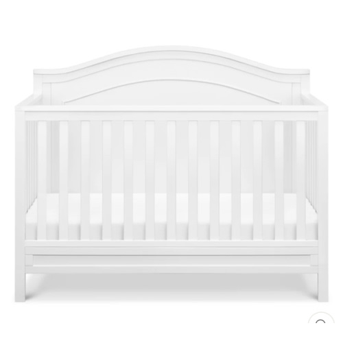 Charlie 4-In-1 Convertible Crib - White