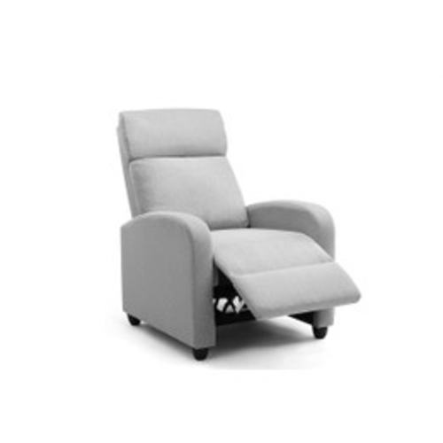 Ovela Fabric Recliner Chair (Grey)